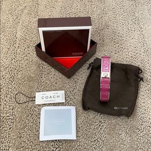 💖NEW! Authentic Coach sterling silver bangle